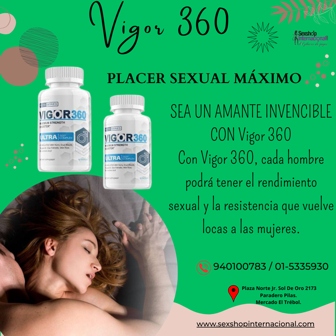 VIGOR 360 RENDIMIENTO Y RESISTENCIA SEXUAL - SEXSHOP PLAZA NORTE.